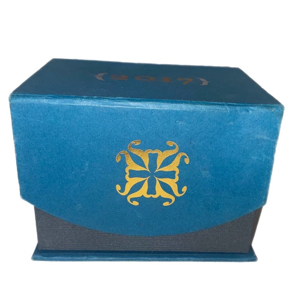 Rustic Cuff Blue and Green Bracelet with Gold Accents - Picture 4 of 4